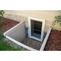 Thermal break aluminium hung basement windows