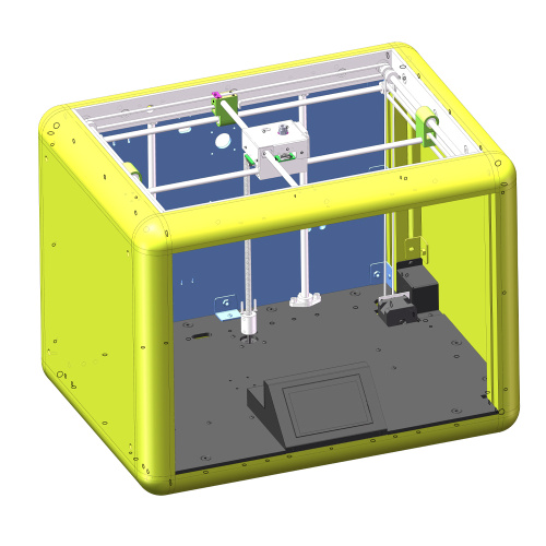 2020 Venta en caliente Impresora 3D de aluminio DIY 3D Impresora para uso domiciliario o educación