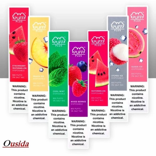 Fruit flavors puff plus 800 electronic cigarette