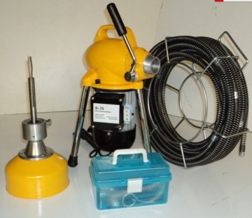 4'' Drain Cleaner and Mini Machine, Sewer Pipe Drain Cleaning Machine