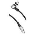 China 5A Usb Type-C 100W Elbow Magnet Charging Cable Manufactory