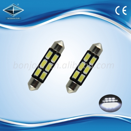 C5w LED 5730 6 SMD Festoon License plate light 31mm 36mm 39mm 41mm LED light bulb for car LED