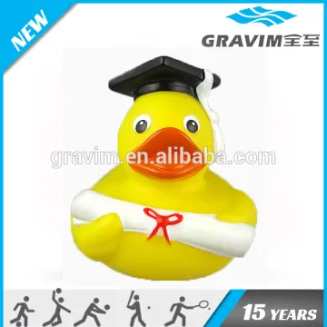 2015 hot sales graduated rubber duck,graduated promotional bath duck,bulk graduated duck