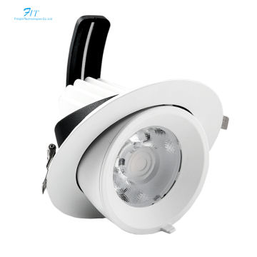 5-Year Warranty 30W LED Gimbal Downlight IP44 Rated for Hotels