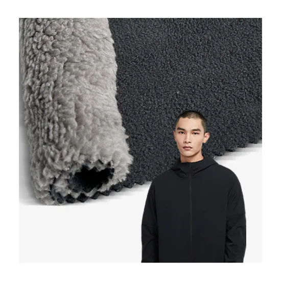 Hot Sale 100% Polyester Plush Bonded Velveteen Fabric for Sportswear