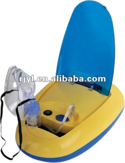 Heavy duty ball bearing piston air compressor nebulizer