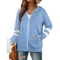 Womens Active Long Sleeve Zip Up Hoodies