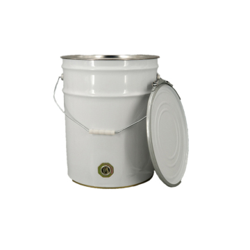5 Gallon Metal Bucket with Dish Cover and Coffee Valve