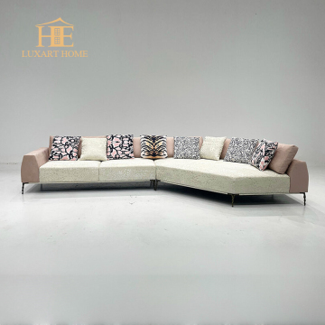 High Quality Villa Living Room Modular Couch Leather Sofa