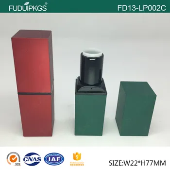 Popular Square empty Lipstick Tube in stock