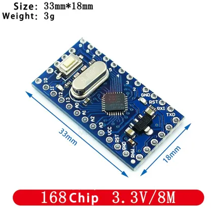 Lorida Nano Pro Mini: Improved ATMEGA328P Chip for Arduino Electronic Projects