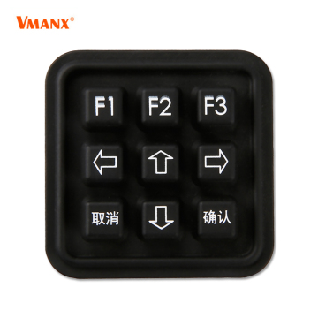 Simple Arabic Numbered Inner Durable Rubber Button Keypad