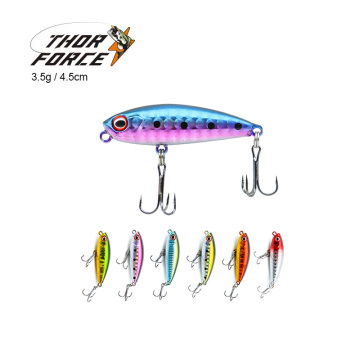 THORFORCE 6cm Floating Plastic Stickbait Pencil Lure for Saltwater Trolling