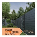 GD Aluminum Modern Privacy Composite Decorative Garden