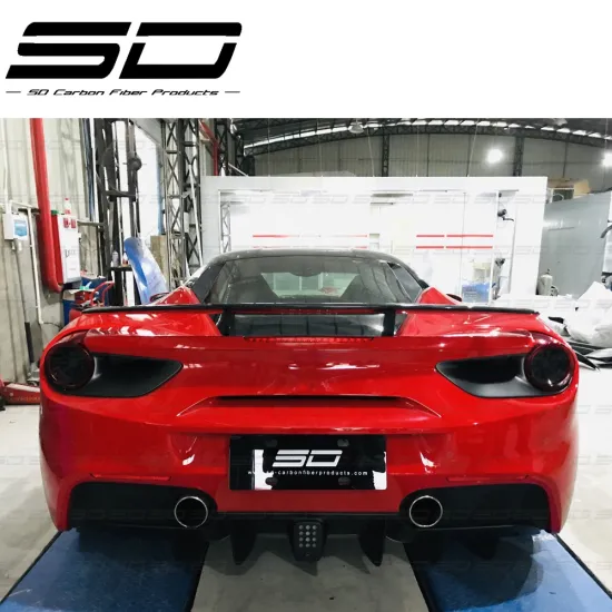 Hot Sale Carbon Fiber Full Set Body Kit with Rear Diffuser for F488