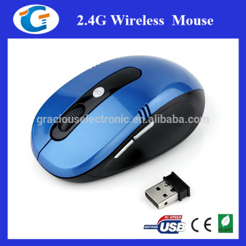 2.4G computer optical wireless mouse cordless mouse with 6d
