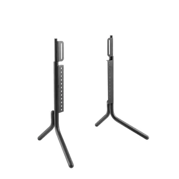 Wholesale Customizable Minimalist Y-Shape Height Adjustable TV Stand with Plastic End Caps