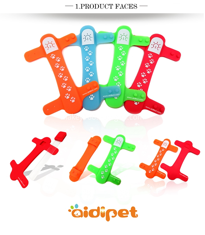 led flashing dog collar cover