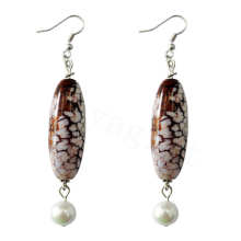 Natural Gemstone Agate Earring