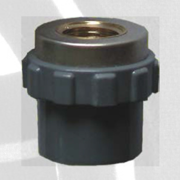 ASTM SCH80 UPVC Adaptor Wanita Warna Abu-abu Tua