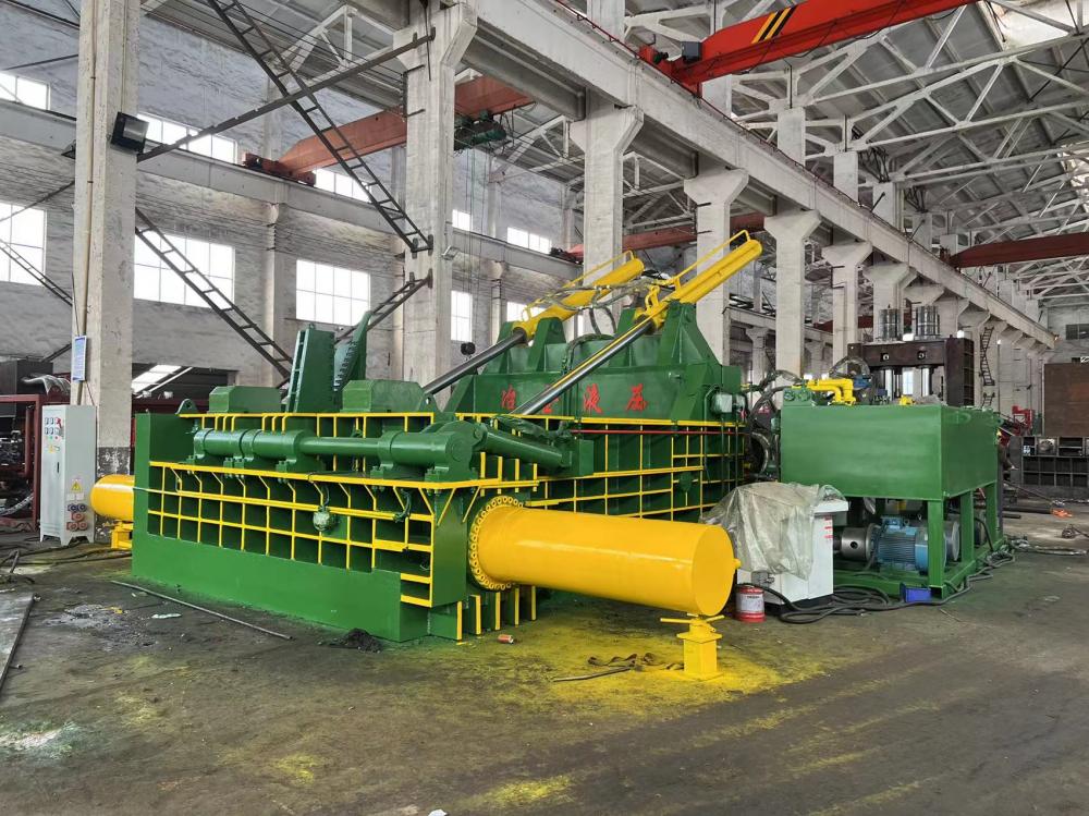 Colored And Black Metal Scraps Baler Press Machine