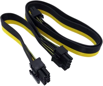 Male to Dual 8Pin GPU Computer power cable