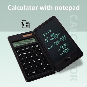 Suron Calculatrice Bloc-notes LCD Tablette d&#39;écriture Tablette de dessin