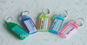 pvc colorful key tag