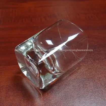 Handmade Square Tequila Vodka Glass - 2oz Shot