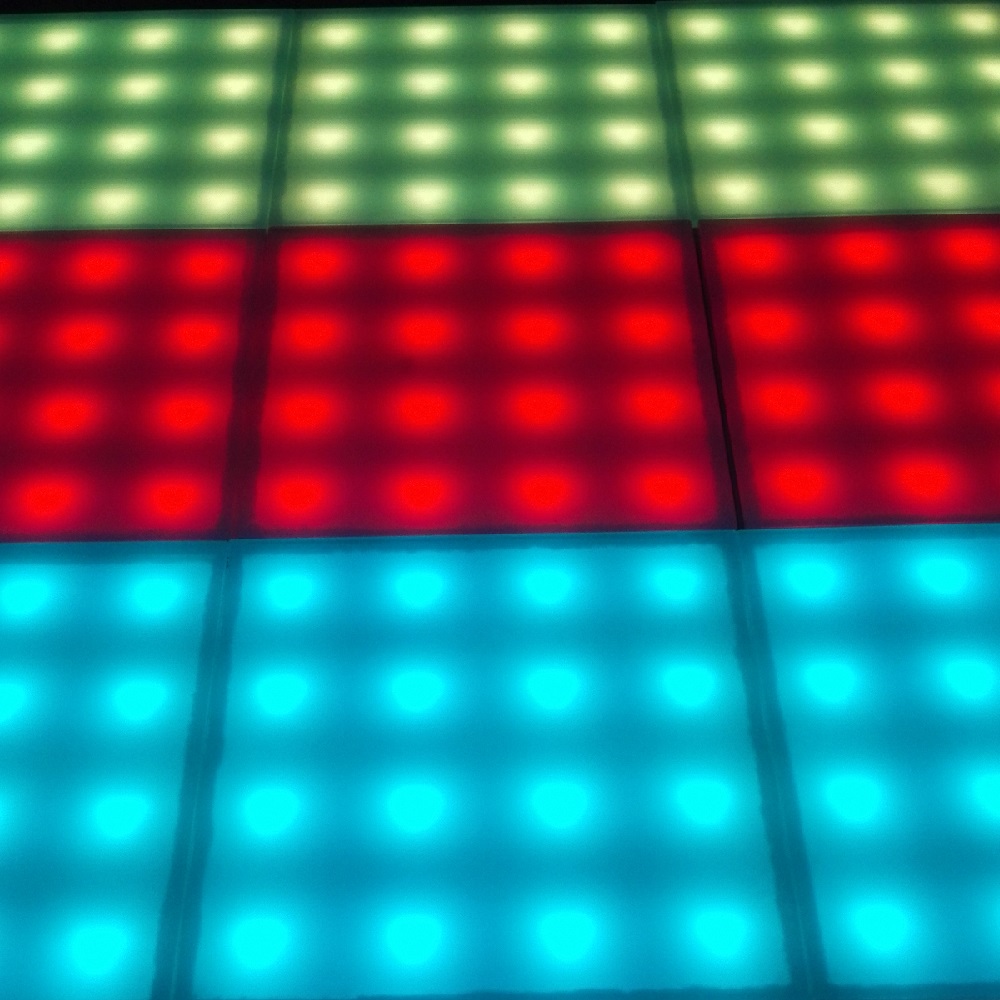 Natklub dekorativ digital LED -gulvlys