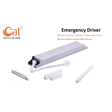 Long shape LED emergency driver