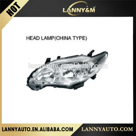 alibaba china factory Toyota Corolla 2012 head lamp for car parts