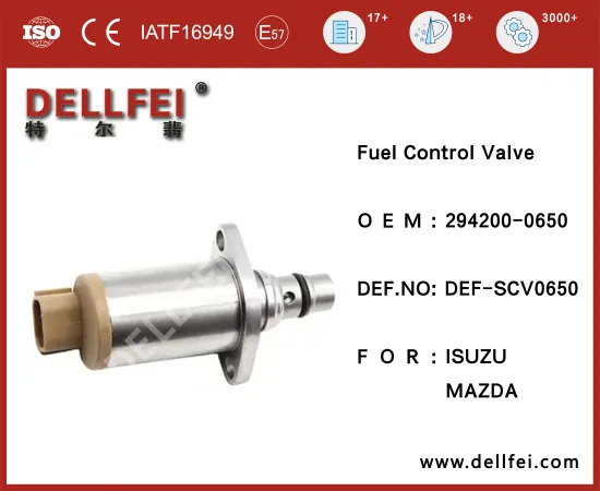 Diesel Fuel Scv Valve 294200-0650 for ISUZU,MAZDA