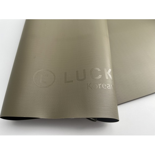Lona impermeable de PVC personalizada con logotipo LUCKY