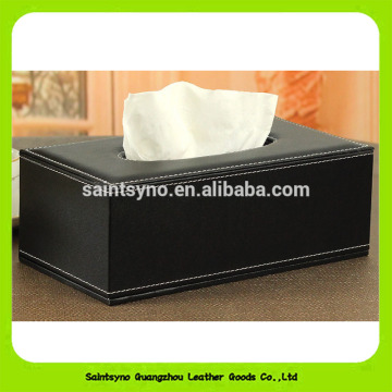 Custom printed logo facial car tissue box holder 16005