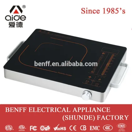 Multifunction digital appliance control handle and knobs ceramic plate