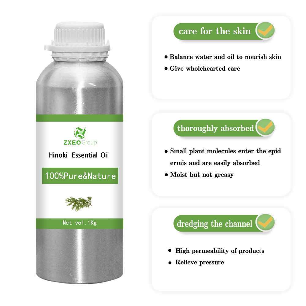 100% Pure And Natural Hinoki Essential Oil High Quality Wholesale Bluk Essential Oil For Global Purchasers The Best Price