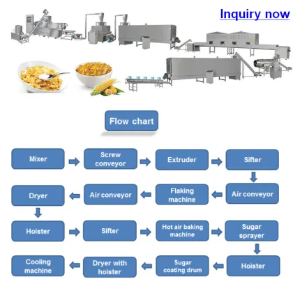 corn flakes cereal extruder