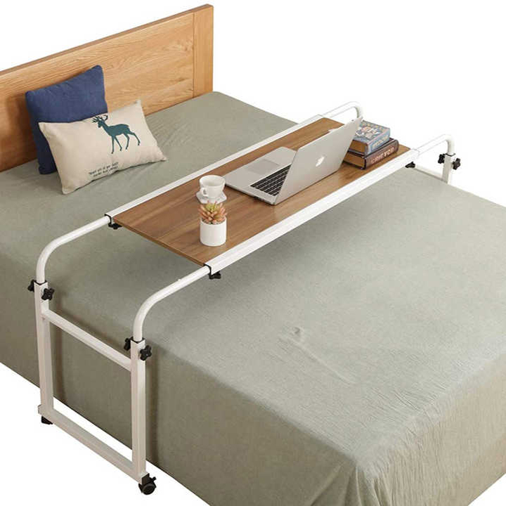 Mesa de hospital de diseño moderna sobre mesa móvil de la cama