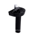 Modern Freestanding Bathroom Sinks, Oval Unique Stand Basins & Toilet Sinks with Pedestal
