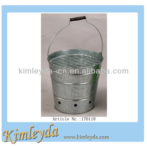 galvanized BBQ bucket,galvanized bucket,Metal bucket