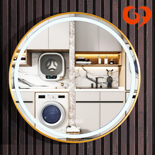 Elegante specchio con cornice in alluminio per un uso durevole