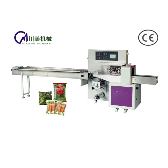 Fresh Food Horizontal Automatic Vegetable Packing Machine Price