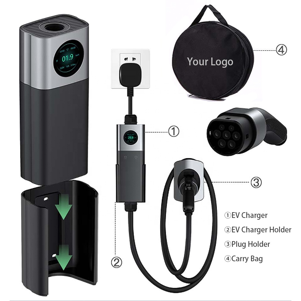 Moveable Charger Movable Ev Charger: 7kw To 22kw Ac Portable Ev Charging Station, High ...