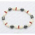 pearl hematite star beads bracelet