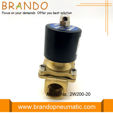 Válvula de control de fluido solenoide 2W200-20