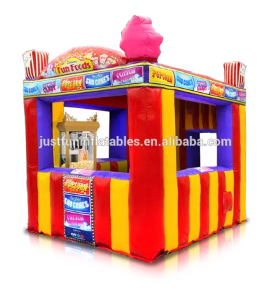 customized fun foods inflatable booth stand for sale