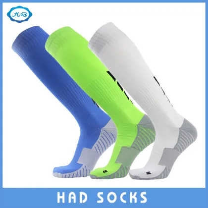 Self-Design OEM Service Men Coolmax Over the Knee Football Socks