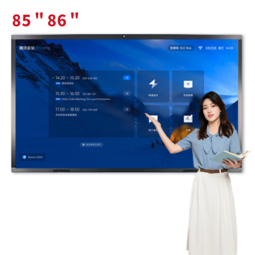 Panel Panel Flat Interaktif LCD Smart Board Dengan Layar Sentuh Infrared - 55 ", 65", 75 "inci