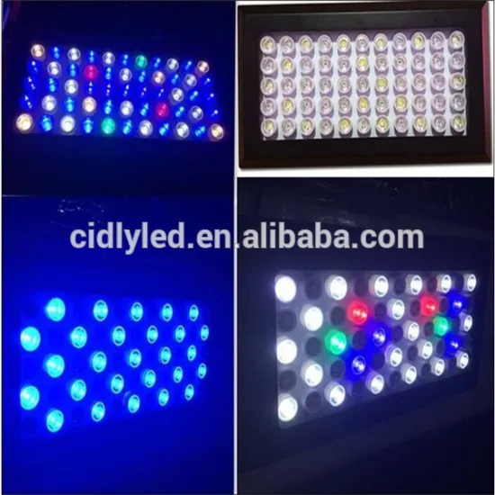 165 watt programmable coral reef full spectrum led lighting aquarium led lights 55x3w